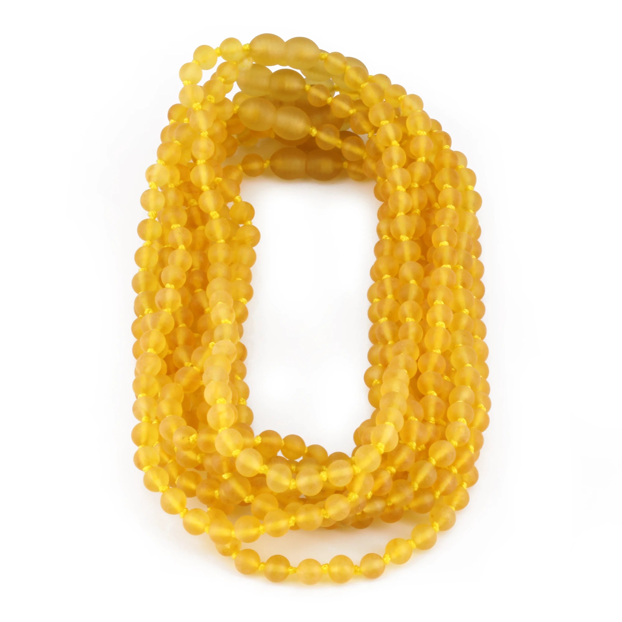 BALTIC AMBER BABY TEETHING NECKLACES LOT OF 10pcs - BAROQUE. XB54YM