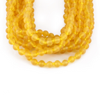 Baltic Amber Junior Necklace Baroque Yellow Matte Finish - Wholesale Lot of 10pcs - 38cm / 15in - XB54YM