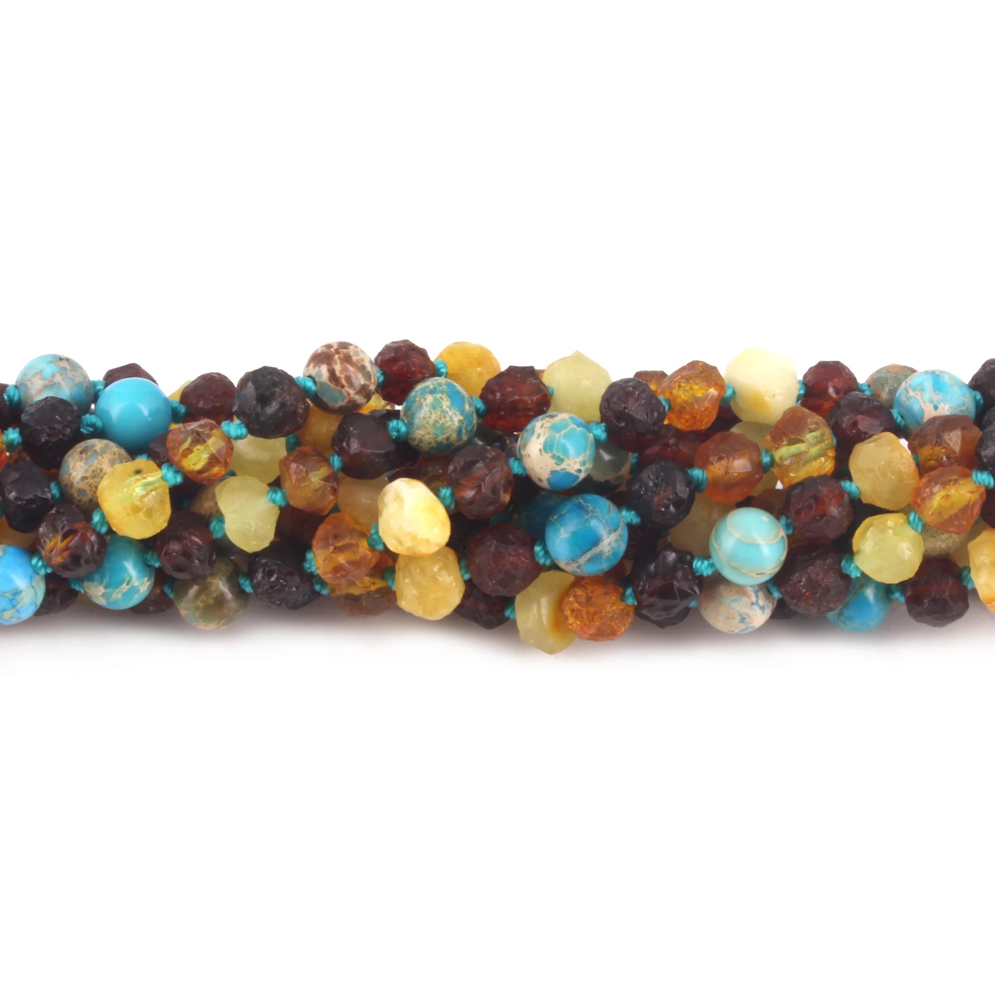 BALTIC AMBER BABY TEETHING NECKLACES WITH LAKE BLUE IMPERIAL JASPER LOT OF 10pcs. LE471 V2