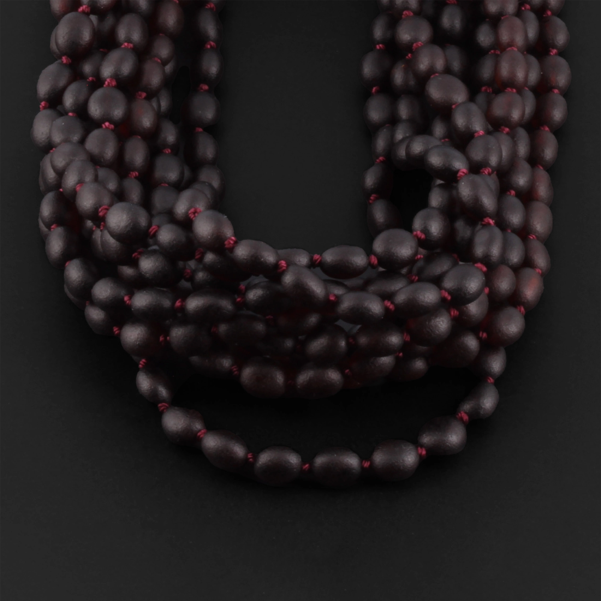 BALTIC AMBER BABY TEETHING NECKLACES LOT OF 10pcs - OLIVE. XO54DCM