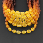 Baltic Amber Baby Teething Necklace Olive Rainbow Matte Finish - Wholesale Lot of 10 - 32cm / 12.6in - XO54R2M