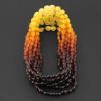Baltic Amber Baby Teething Necklace Olive Rainbow Matte Finish - Wholesale Lot of 10pcs - 32cm / 12.6in - XO54R1M
