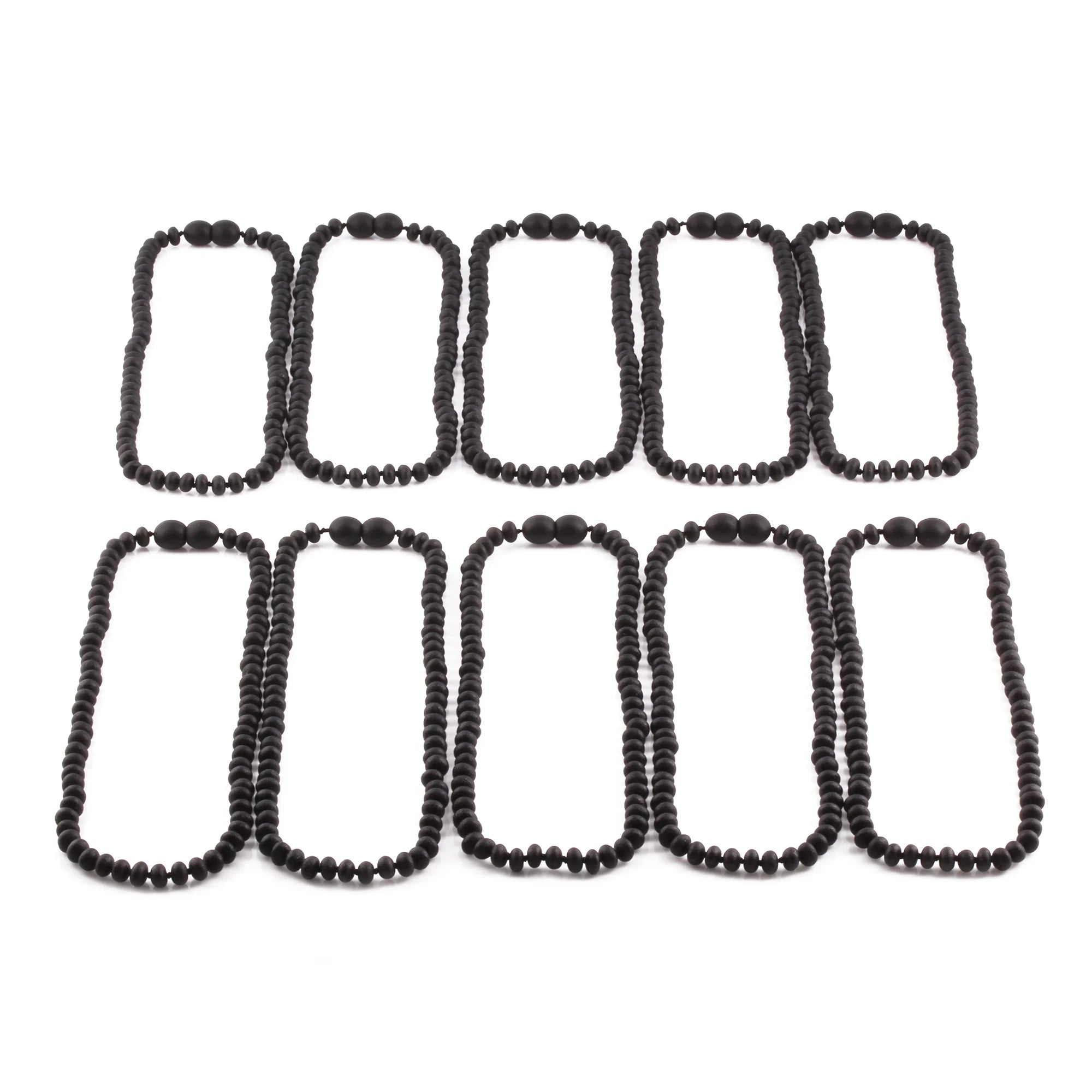 BALTIC AMBER BABY TEETHING NECKLACES LOT OF 10pcs - ROUNDEL. XR53BM