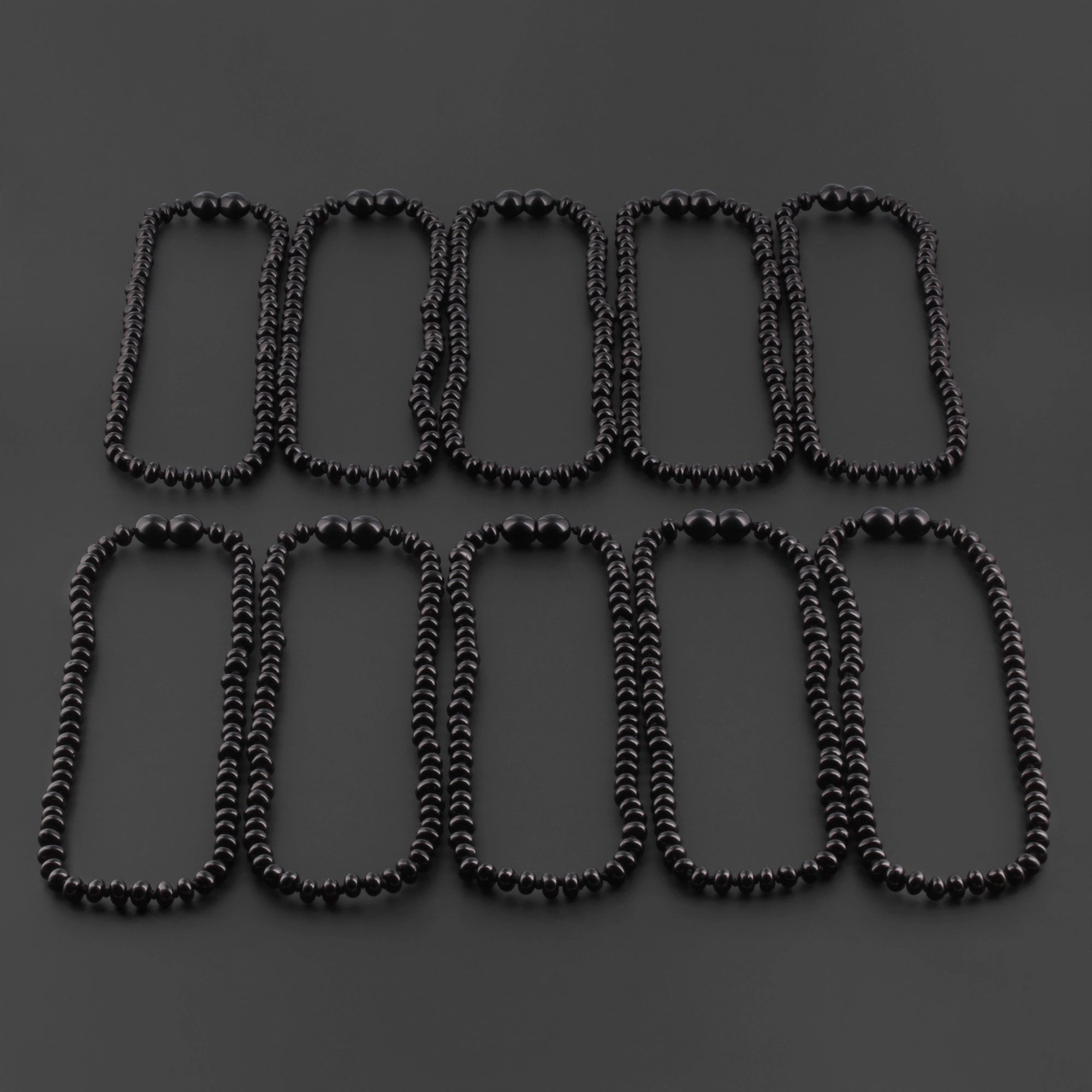 BALTIC AMBER BABY TEETHING NECKLACES LOT OF 10pcs - ROUNDEL. XR53B