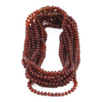 BALTIC AMBER BABY TEETHING NECKLACES LOT OF 10pcs - ROUNDEL. XR53CM