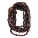 BALTIC AMBER BABY TEETHING NECKLACES LOT OF 10pcs - ROUNDEL. XR53DCM