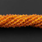 Baltic Amber Baby Teething Necklace Roundel Light Cognac Matte Finish - Wholesale Lot of 10pcs - 32cm / 12.6in - XR53LCM