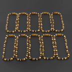 BALTIC AMBER BABY TEETHING NECKLACES LOT OF 10pcs - ROUNDEL. XR53M