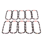 Baltic Amber & Morganite Baby Teething Necklace Baroque Multicolor Glossy Finish - Wholesale Lot of 10pcs - 32cm / 12.6in - LE558-S