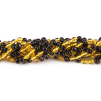 Baltic Amber & Citrine Baby Teething Necklace Baroque Dark Cognac Glossy Finish - Wholesale Lot of 10pcs - 32cm / 12.6in - AGL35