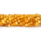 Baltic Amber Baby Teething Necklace Baroque Milky Orange Glossy Finish - Wholesale Lot of 10pcs - 32cm / 12.6in - XB43MO