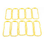 Baltic Amber Baby Teething Necklace Baroque Milky Yellow Glossy Finish - Wholesale Lot of 10pcs - 32cm / 12.6in - XB43MY