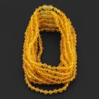 Baltic Amber Baby Teething Necklace Baroque Yellow Raw Finish - Wholesale Lot of 10pcs - 32cm / 12.6in - XB54Y-RAW