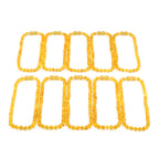 Baltic Amber Baby Teething Necklace Baroque Yellow Raw Finish - Wholesale Lot of 10pcs - 32cm / 12.6in - XB54Y-RAW