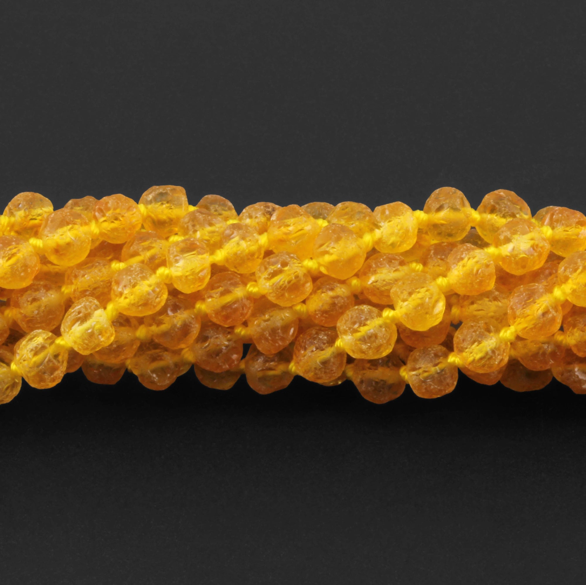 Baltic Amber Baby Teething Necklace Baroque Yellow Raw Finish - Wholesale Lot of 10pcs - 32cm / 12.6in - XB54Y-RAW