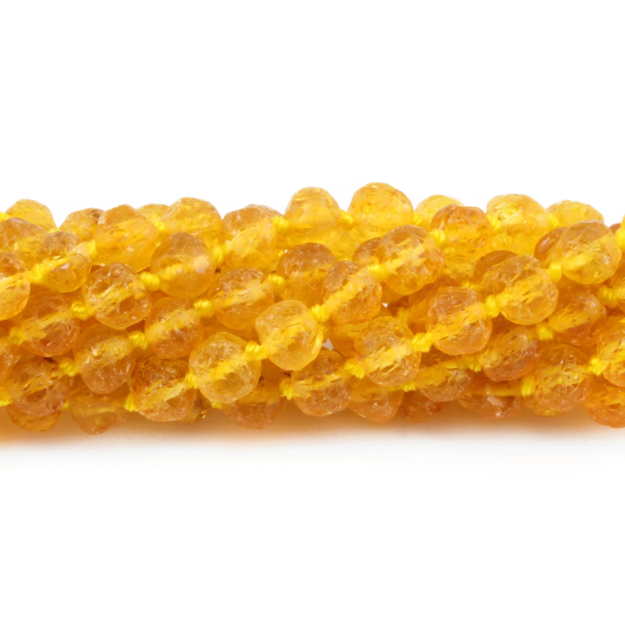 Baltic Amber Baby Teething Necklace Baroque Yellow Raw Finish - Wholesale Lot of 10pcs - 32cm / 12.6in - XB54Y-RAW