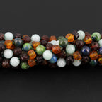 Baltic Amber, Peru Amazonite &  Azurite Baby Teething Necklace Baroque Multicolor Raw Finish - Wholesale Lot of 10pcs - 32cm / 12.6in - LE470 V2
