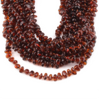 Baltic Amber Baby Teething Necklace Chips Cognac Glossy Finish - Wholesale Lot of 10pcs - 32cm / 12.6in - CH3-A
