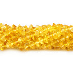 Baltic Amber Baby Teething Necklace Chips Yellow Glossy Finish - Wholesale Lot of 10pcs - 32cm / 12.6in - CH6