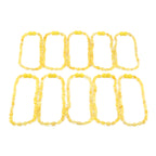 Baltic Amber Baby Teething Necklace Olive Milky Yellow Glossy Finish - Wholesale Lot of 10pcs - 32cm / 12.6in - XO54MY