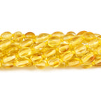 Baltic Amber Baby Teething Necklace Olive Yellow Glossy Finish - Wholesale Lot of 10pcs - 32cm / 12.6in - XO54Y