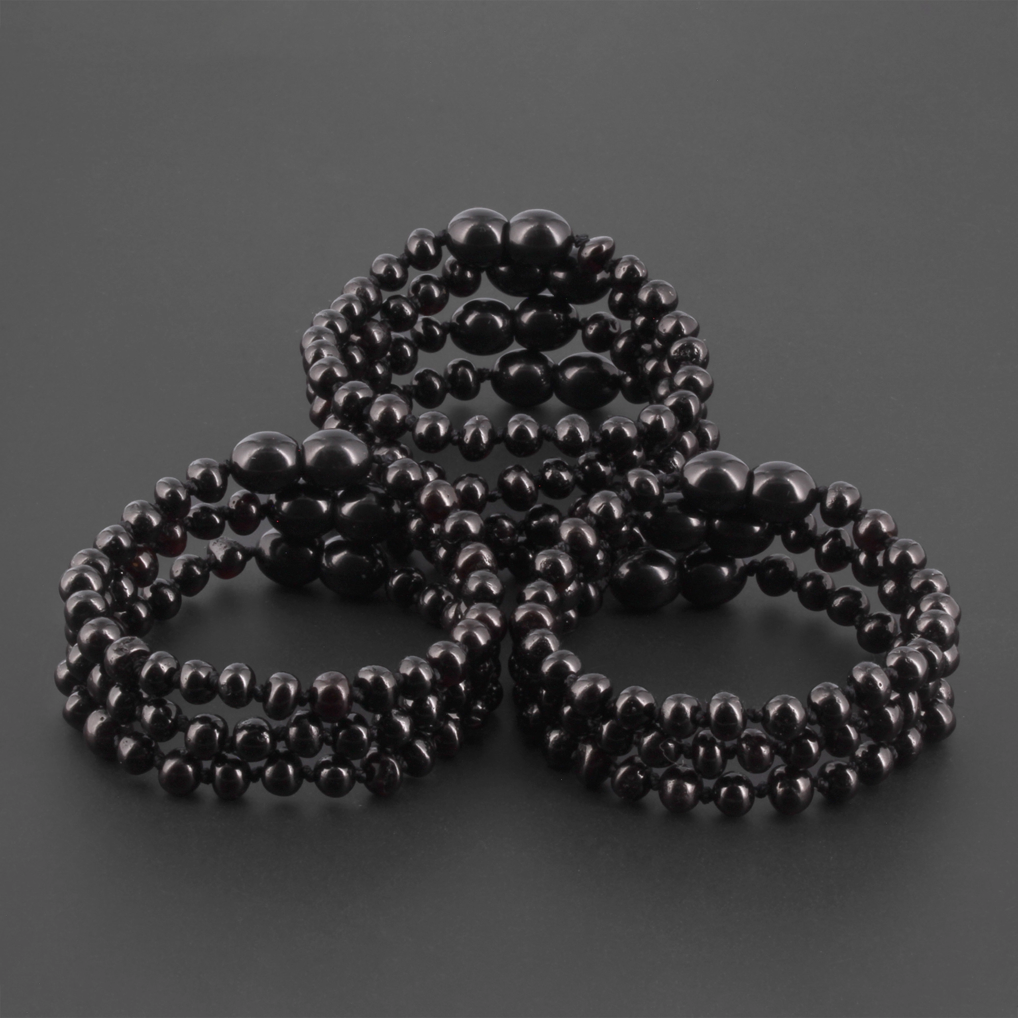 BALTIC AMBER JUNIOR BRACELETS LOT OF 10pcs -  BAROQUE. XB54B