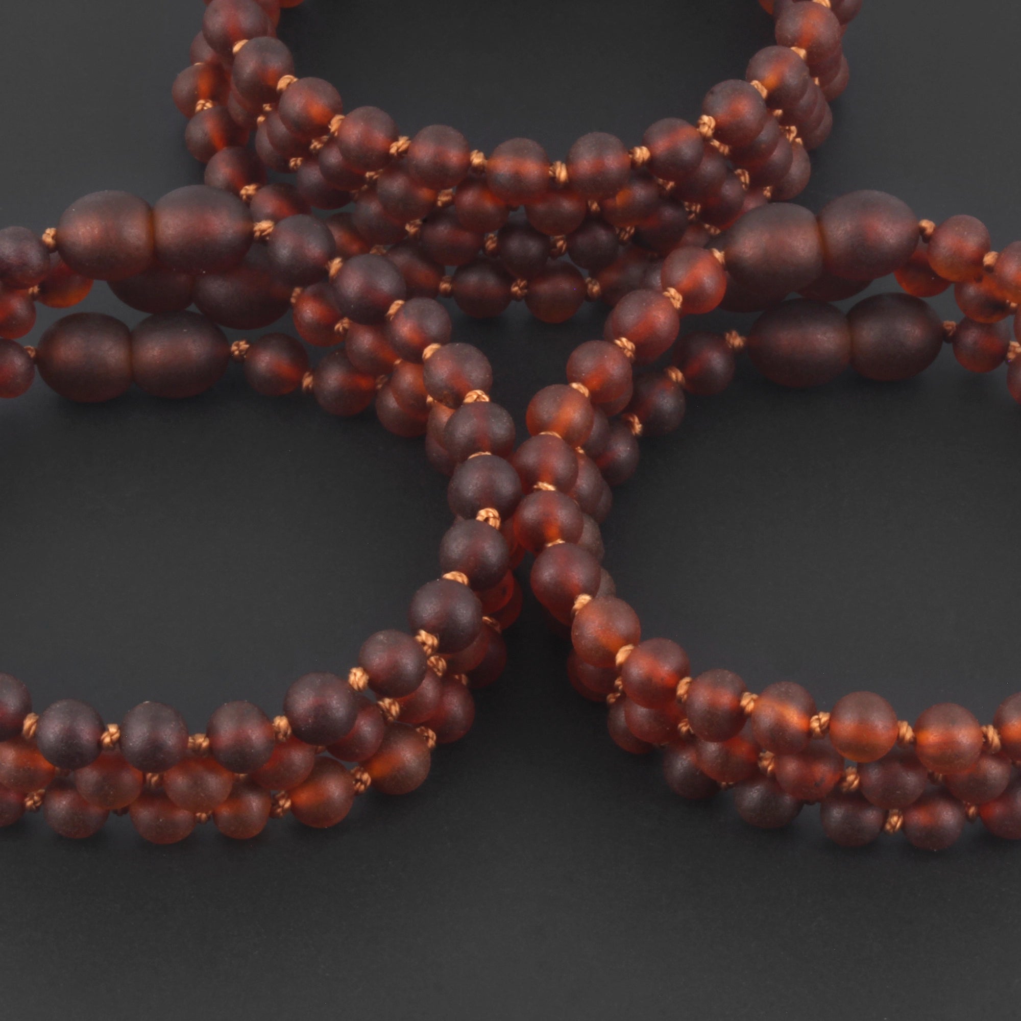 BALTIC AMBER JUNIOR BRACELETS LOT OF 10pcs -  BAROQUE. XB54CM