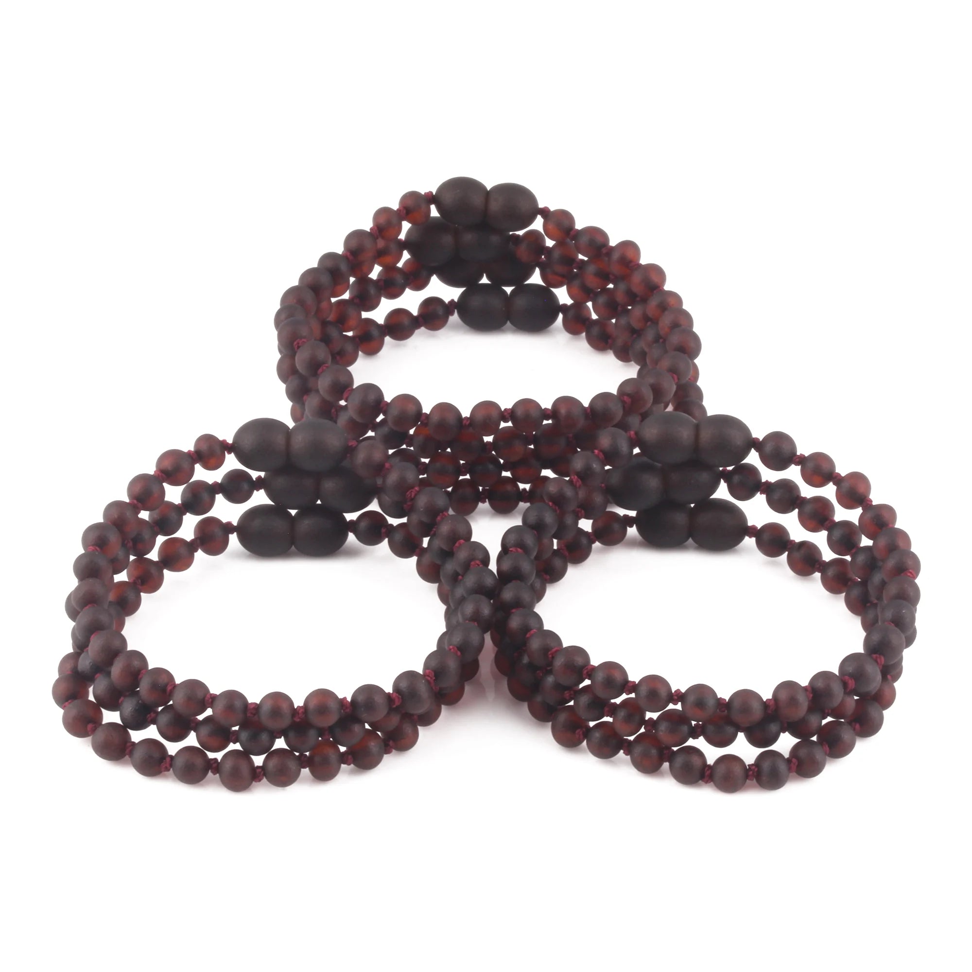 BALTIC AMBER JUNIOR BRACELETS LOT OF 10pcs - BAROQUE. XB54DCM