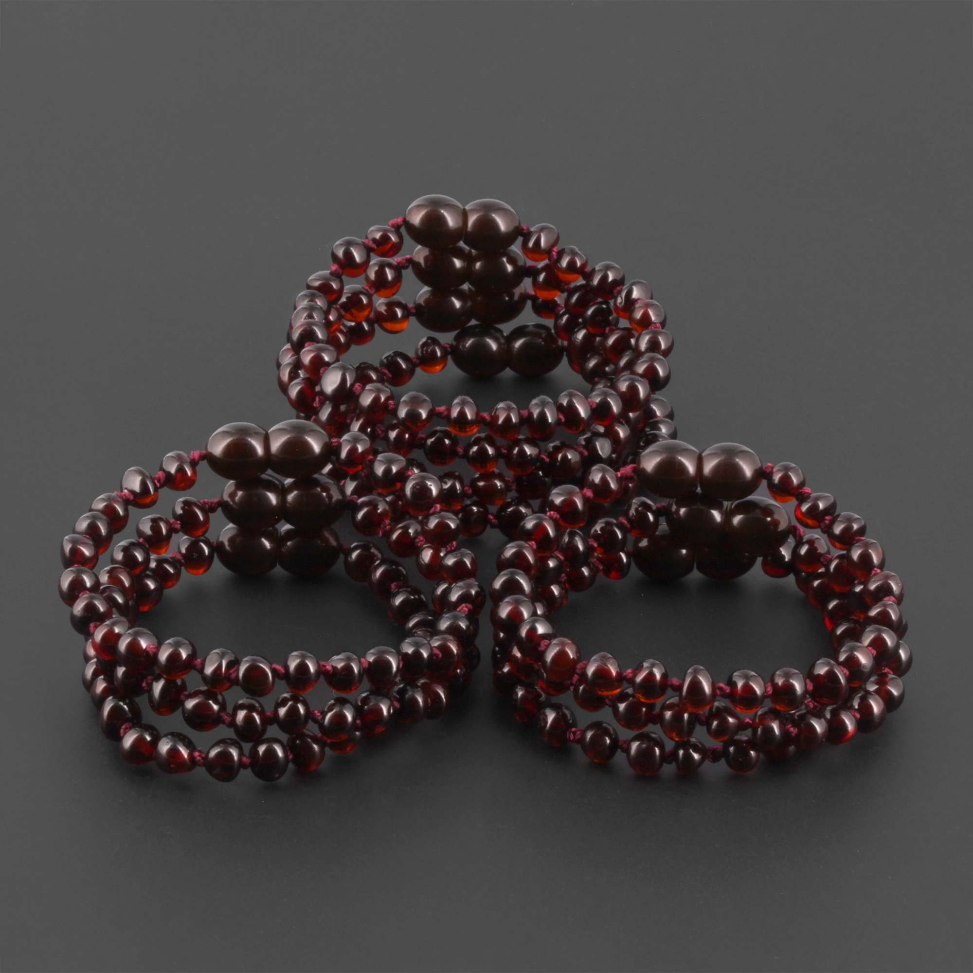 BALTIC AMBER JUNIOR BRACELETS LOT OF 10pcs -  BAROQUE. XB54DC