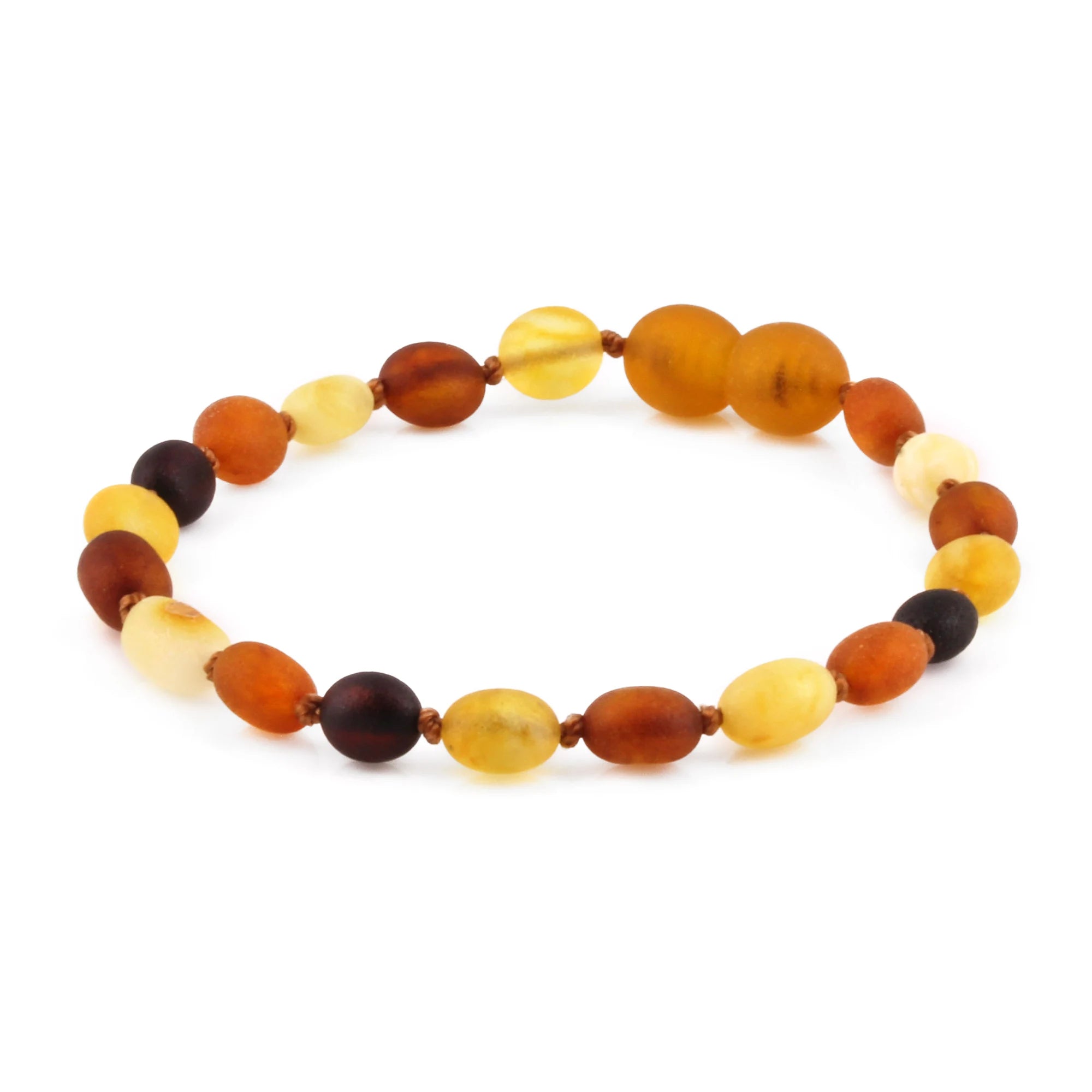 BALTIC AMBER JUNIOR BRACELETS LOT OF 10pcs - OLIVE. XO54MM