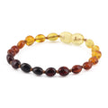 BALTIC AMBER JUNIOR BRACELETS LOT OF 10pcs - OLIVE. XO54R1