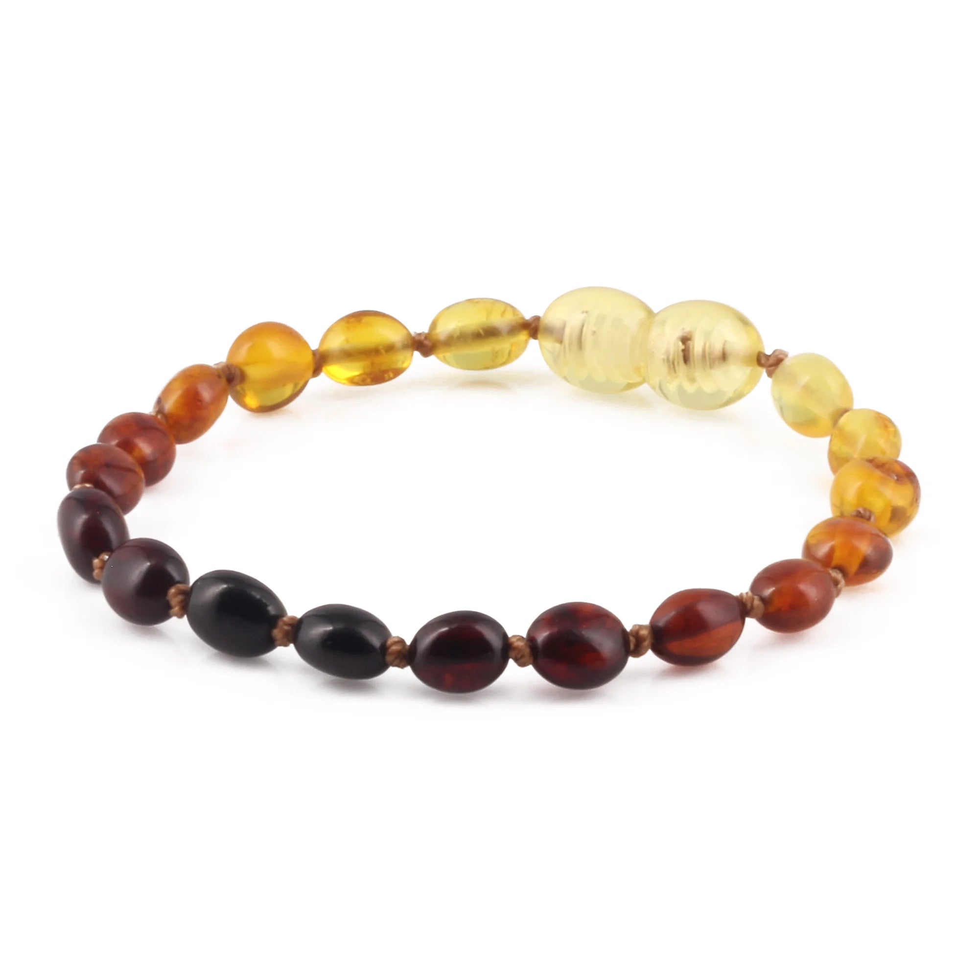 BALTIC AMBER JUNIOR BRACELETS LOT OF 10pcs - OLIVE. XO54R1