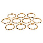 BALTIC AMBER JUNIOR BRACELETS LOT OF 10pcs - BAROQUE. XB54M