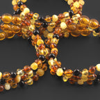 BALTIC AMBER JUNIOR BRACELETS LOT OF 10pcs - BAROQUE. XB54M