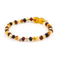 BALTIC AMBER JUNIOR BRACELETS LOT OF 10pcs - BAROQUE. XB43M