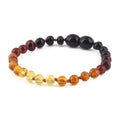 BALTIC AMBER JUNIOR BRACELETS LOT OF 10pcs - BAROQUE. XB54R2