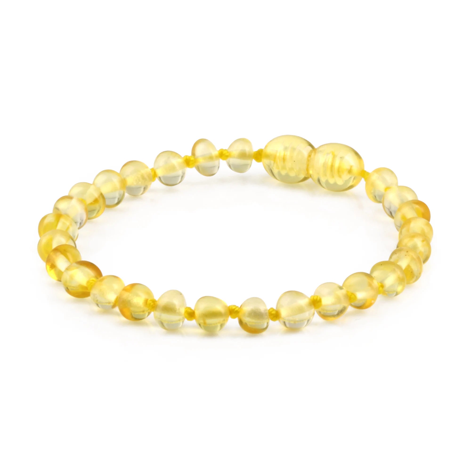 BALTIC AMBER JUNIOR BRACELETS LOT OF 10pcs - BAROQUE. XB54Y