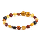 BALTIC AMBER JUNIOR BRACELETS LOT OF 10pcs - OLIVE. XO54M