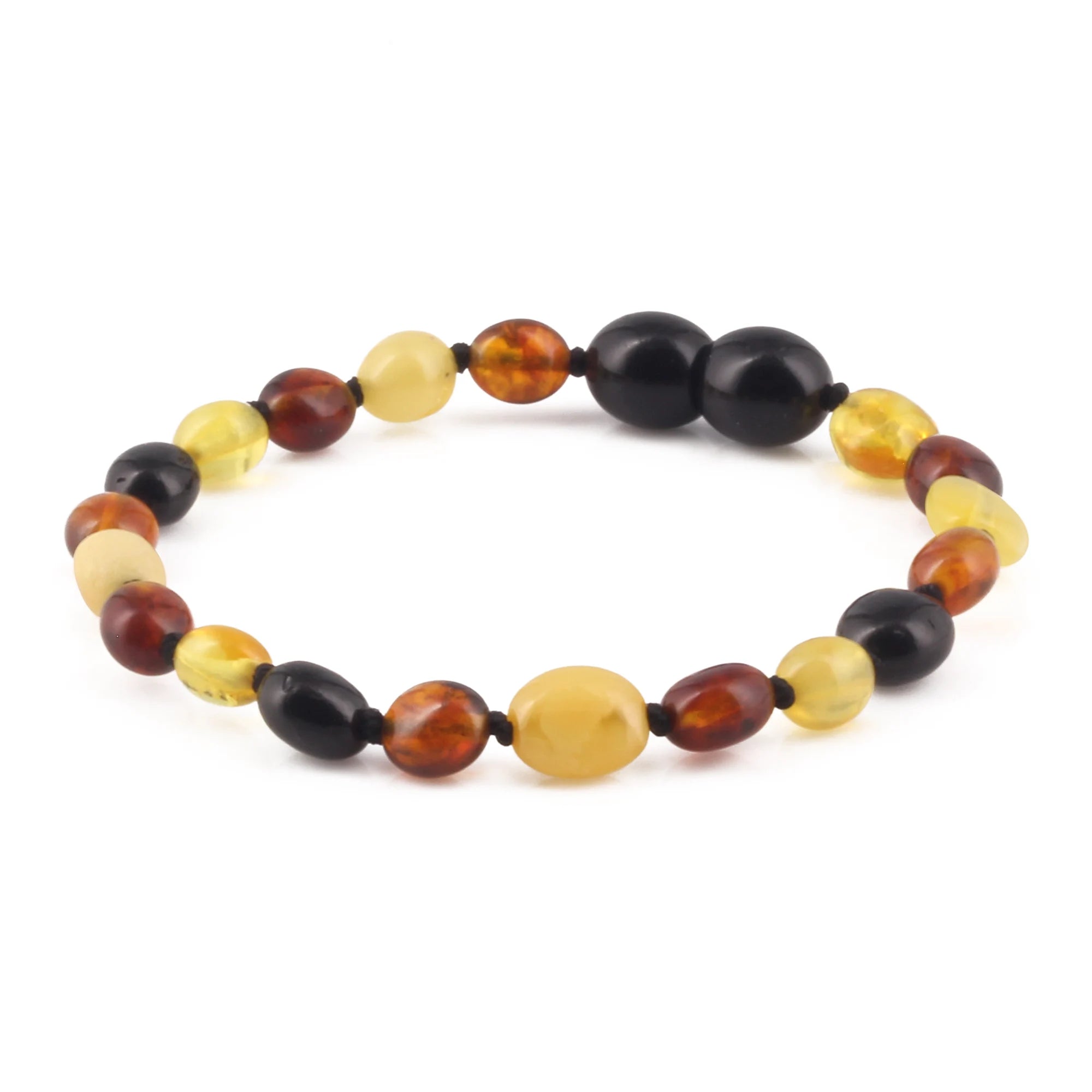 BALTIC AMBER JUNIOR BRACELETS LOT OF 10pcs - OLIVE. XO54M2