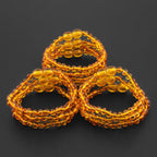BALTIC AMBER JUNIOR BRACELETS LOT OF 10pcs - BAROQUE. XB43LC