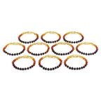 BALTIC AMBER JUNIOR BRACELETS LOT OF 10pcs - BAROQUE. XB54R1