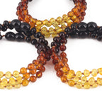 BALTIC AMBER JUNIOR BRACELETS LOT OF 10pcs - BAROQUE. XB54R2