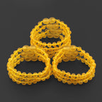 BALTIC AMBER JUNIOR BRACELETS LOT OF 10pcs - BAROQUE. XB54YM