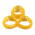 BALTIC AMBER JUNIOR BRACELETS LOT OF 10pcs - BAROQUE. XB54YM