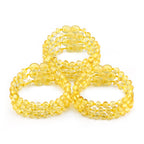 Baltic Amber Junior Bracelet Baroque Yellow Glossy Finish - Wholesale Lot of 10pcs - 16cm / 6.3in - XB54Y