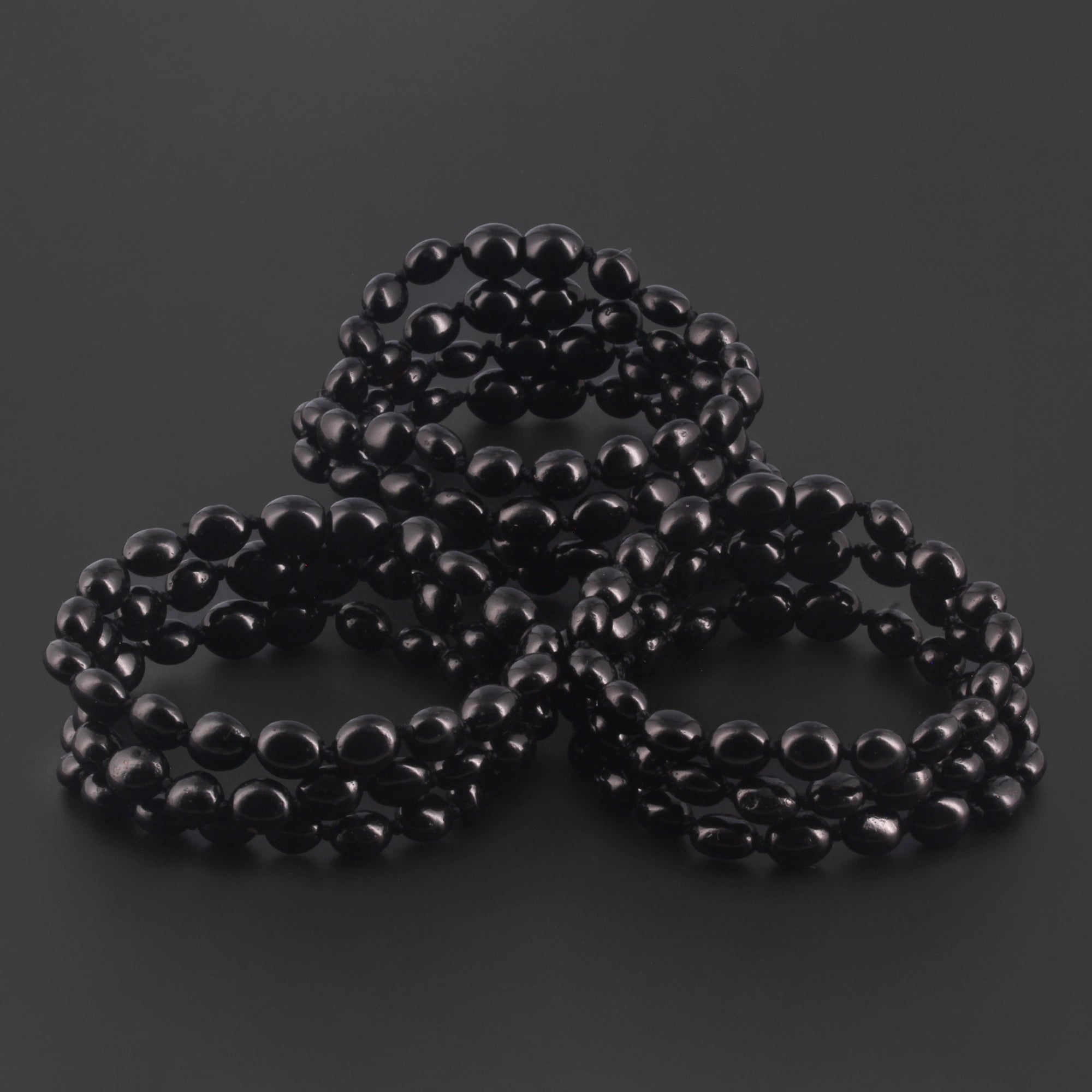 BALTIC AMBER JUNIOR BRACELETS LOT OF 10pcs - OLIVE. XO54B