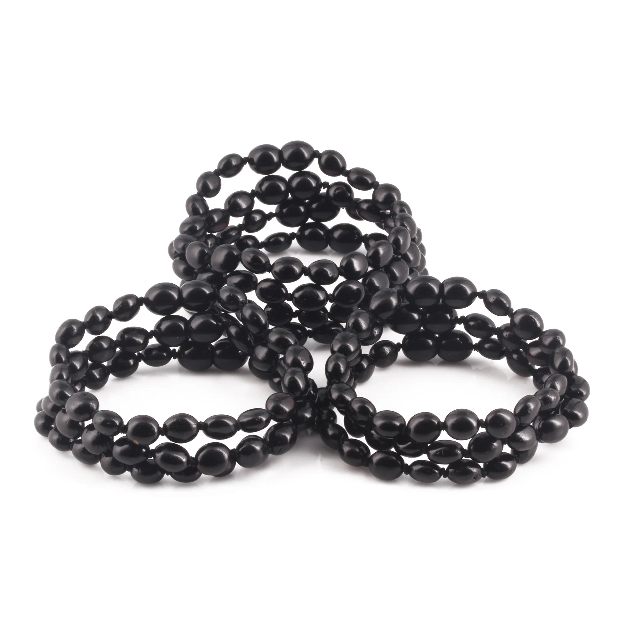 BALTIC AMBER JUNIOR BRACELETS LOT OF 10pcs - OLIVE. XO54B