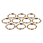 BALTIC AMBER JUNIOR BRACELETS LOT OF 10pcs - OLIVE. XO54M2