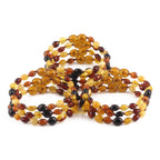 BALTIC AMBER JUNIOR BRACELETS LOT OF 10pcs - OLIVE. XO54M