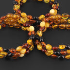 BALTIC AMBER JUNIOR BRACELETS LOT OF 10pcs - OLIVE. XO54M
